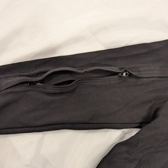 BeWell IV Zip Hoodie Sweatshirt Zip Sleeves IV Access (Black) - Picture 12 of 16